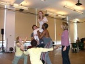 Kerry Butler, with Anika Larsen, Kenita R. Miller, Curtis Holbrook, Andre Ward and Ja Photo