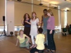 Anika Larsen, Mary Testa, Kerry Butler, Andre Ward, Kenita R. Miller and Jackie Hoffm Photo