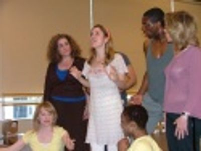 Anika Larsen, Mary Testa, Kerry Butler, Andre Ward, Kenita R. Miller and Jackie Hoffm Photo