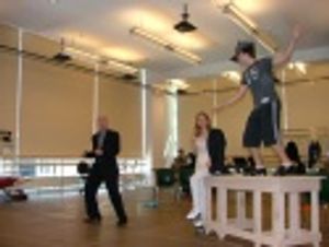 Tony Roberts, Kerry Butler and Curtis Holbrook Photo