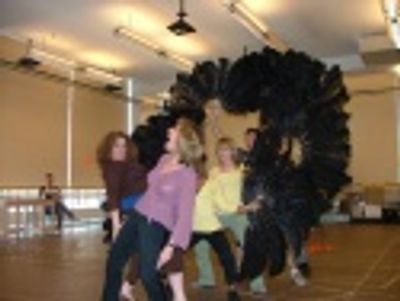 Mary Testa and Jackie Hoffman with ensemble Photo