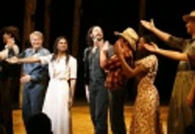 Audra McDonald with Chris Butler, Christopher Innvar, John Cullum, Steve Kazee, Bobby Photo