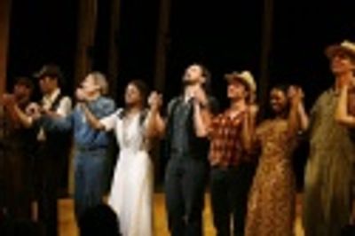 Audra McDonald with Chris Butler, Christopher Innvar, John Cullum, Steve Kazee, Bobby Photo