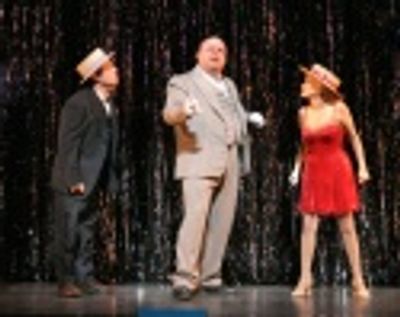 Christopher Fitzgerald, Kevin Chamberlin and Kristin Chenoweth Photo