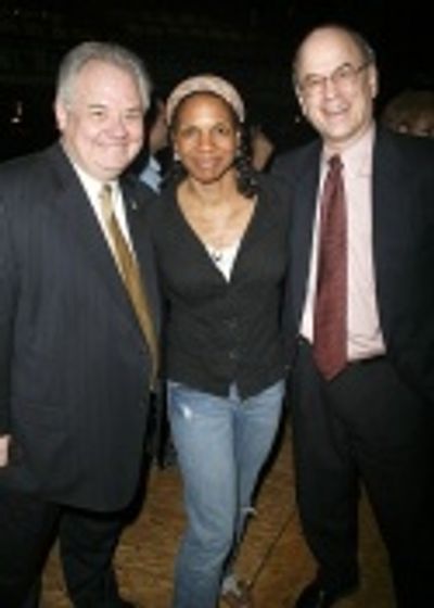 John P. Connolly, Audra McDonald and Mark Zimmerman Photo