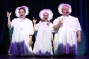 Christopher Fitzgerald, Kristin Chenoweth and Kevin Chamberlin Photo