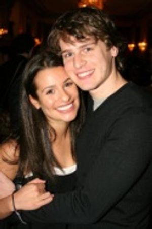 Lea Michele and Jonathan Groff Photo