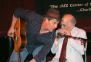 Jeff Daniels and audience volunteer Photo