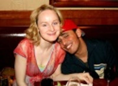 Erin Davie and boyfriend Nehal Joshi (Les Miserables) Photo