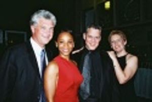 Michael Barrett (NYFOS Co-Artistic Director), Anika Noni Rose, Steven Blier and Liz C Photo