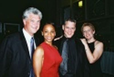Michael Barrett (NYFOS Co-Artistic Director), Anika Noni Rose, Steven Blier and Liz C Photo