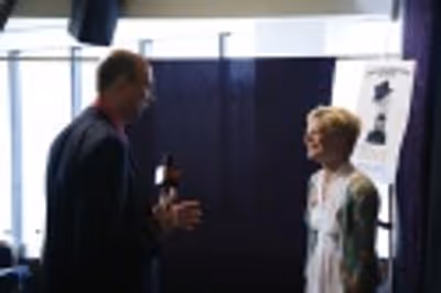 Richard Ridge and Martha Plimpton Photo