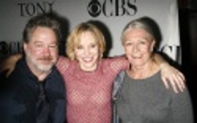 Tom Hulce, Charlotte d'Amboise, and Vanessa REdgrave Photo