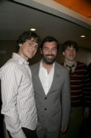 Jonathan Groff, Duncan Sheik, and John Gallagher Jr. Photo