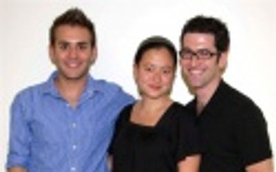 David Hauslaib (Jossip.com founder), playwright Marissa Kamin and Ben Rimalower Photo