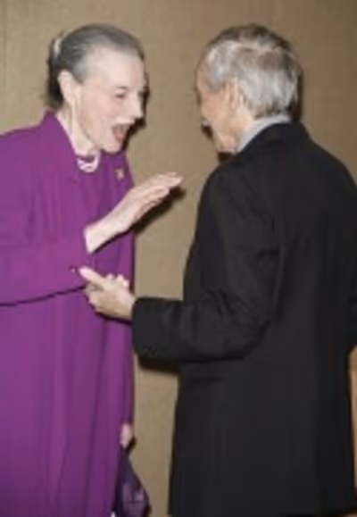 Marian Seldes and Edward Albee Photo