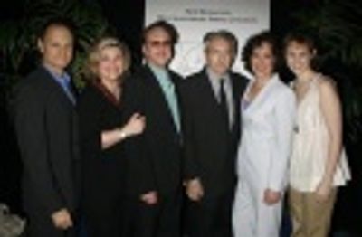 David Hyde Pierce, Debra Monk, Edward Hibbert, Edward Albee, Karen Ziemba and Jill Pa Photo