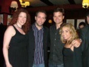 Lisa Jolley, David Rossmer (Co-Creator/Performer), Hunter Foster and Jen Cody Photo