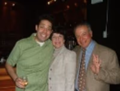 Steve Rosen with his parents Photo