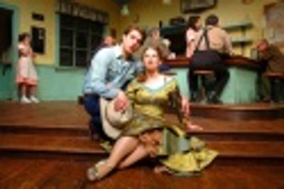 Kyle Maddock (foreground left) as Bo Decker and Laura Sorensen (foreground right) as  Photo