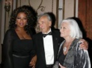 Oprah Winfrey, Elie Wiesel and wife Photo