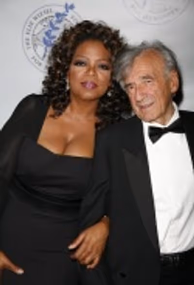 Oprah Winfrey and Elie Wiesel Photo
