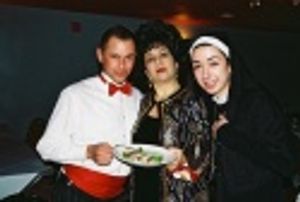 
Rhett, Anita and Janine Molinari (Cousin of the Bride: Sister Albert Maria)  Photo