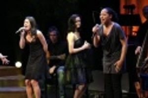 Lea Michele and Spring Awakening cast Photo