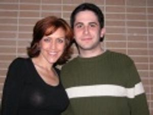 Andrea with BroadwayWorld.com's Robert Diamond Photo