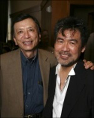 James Hong and Playwright David Henry Hwang Photo
