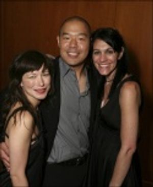 Castmembers Julienne Hanzelka Kim, Hoon Lee and Director Leigh Silverman Photo