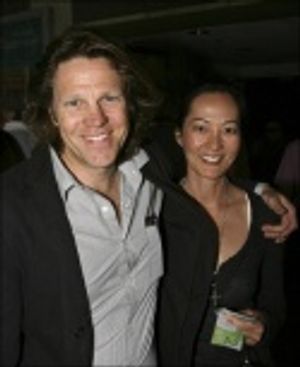 Simon Templeman and Rosalind Chao Photo