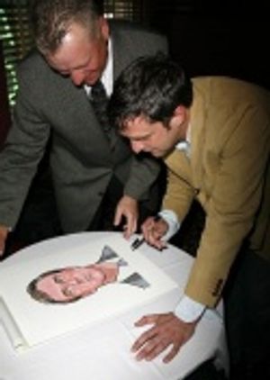 Max Klimavicius and Raul Esparza Photo