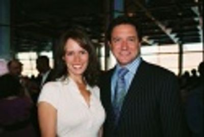 Emily Swallow and Kevin McCollum Photo