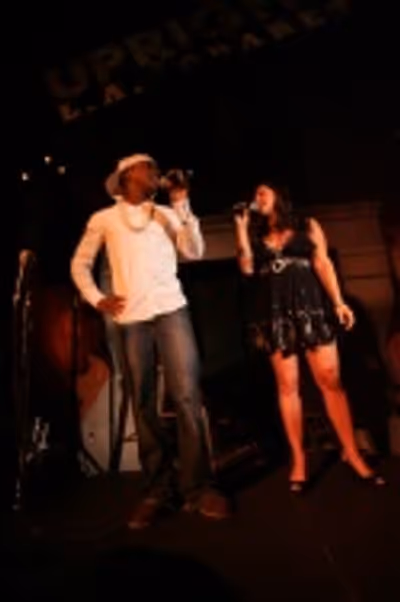 Leslie Odom Jr. and Shoshana Bean Photo