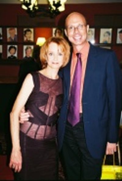 Swoosie Kurtz and Richie Ridge (Broadway Beat TV) Photo