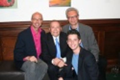 Richie Ridge, Jerry Herman, Preston Ridge and Paul Iacono Photo
