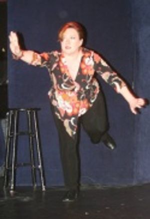 Lisa Asher, who sang "Just a Housewife" and performed an interpretive dance
 Photo