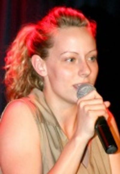 Christy Pusz sings "The Music and the Mirror" Photo