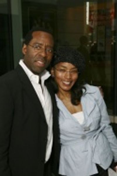 Courtney B. Vance with wife Angela Bassett Photo