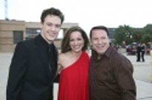 Erich Bergen, Jackie Seiden and leading CTG Board Member Martin Massman Photo