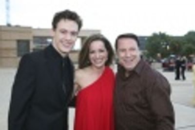 Erich Bergen, Jackie Seiden and leading CTG Board Member Martin Massman Photo