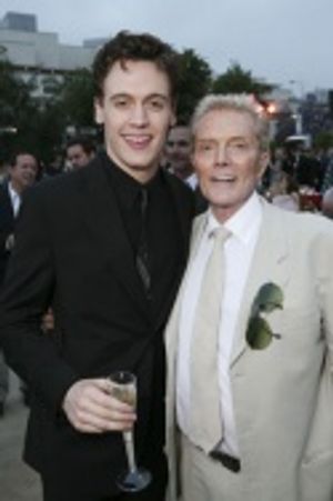 Erich Bergen with Four Seasons Music Producer Bob Crewe Photo