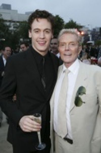 Erich Bergen with Four Seasons Music Producer Bob Crewe Photo