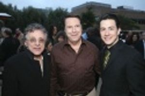 Frankie Valli, leading CTG Board Member Martin Massman and Christopher Kale Jones (wh Photo