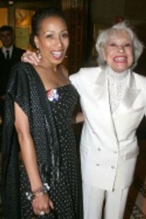 Tamara Tunie and Carol Channing Photo