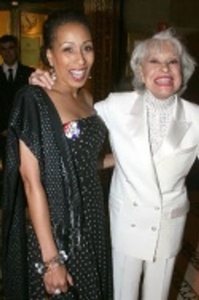 Tamara Tunie and Carol Channing Photo