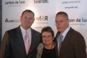 Kevin Frost (Interim CEO, amfAR) with Barbara Starrett and David Barr Photo