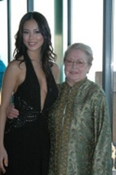 Riyo Mori and Mathilde Krim Photo