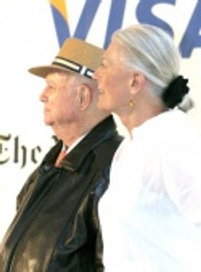 Gerald Schoenfeld and Vanessa Redgrave Photo